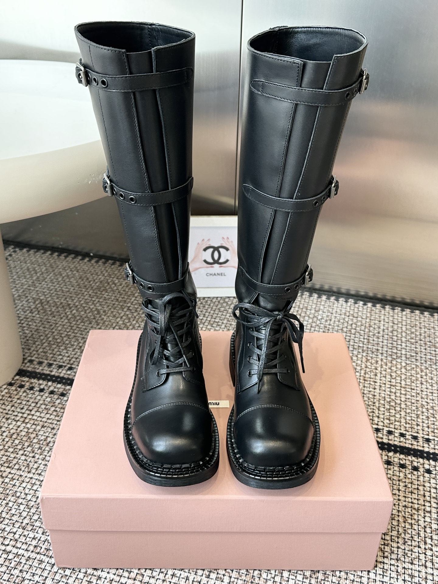 Black Tall Boots