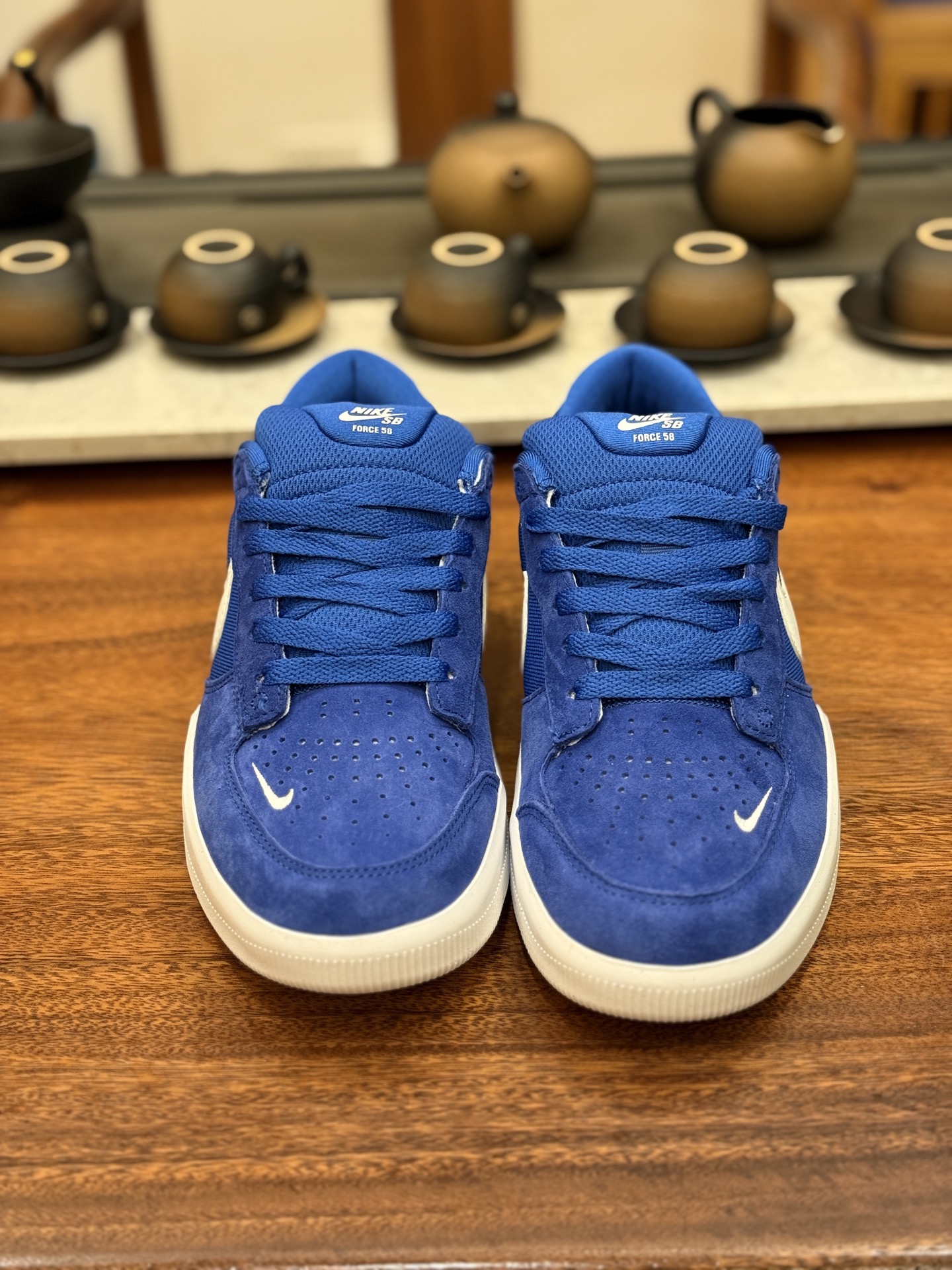 长期跑量款 性价比中的王者 SB F58款 蓝白 CZ2959-401 男女鞋 36 36.5 37.5 38 38.5 39 40 40.5 41 42 42.5 43 44 44.5 45 46