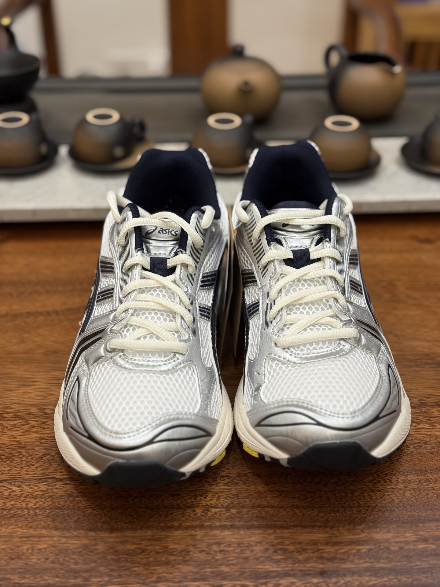 总裁版 ZC版 顶级原版 公司级 平台货 亚瑟士 GEL-KAYAYANO 14 银蓝黄 1203A961-100 男女鞋 36 37 37.5 38 39 39.5 40 40.5 41.5 42 42.5 43.5 44 44.5 45 46