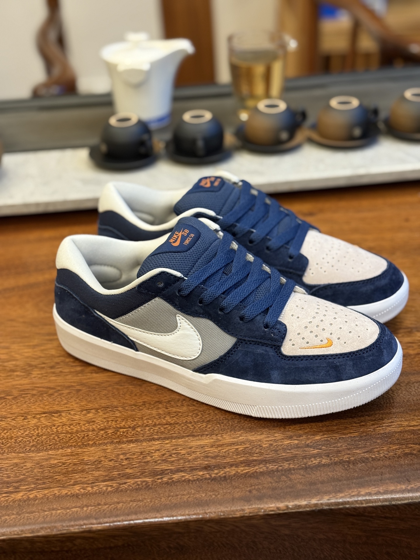 长期跑量款 性价比中的王者 SB F58款 蓝白 CZ2959-403 男女鞋 36 36.5 37.5 38 38.5 39 40 40.5 41 42 42.5 43 44 44.5 45 46