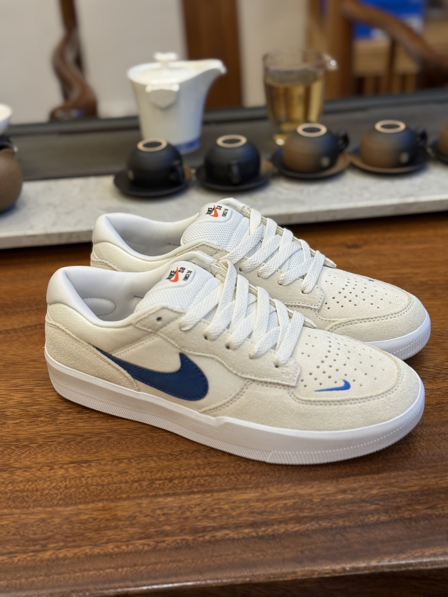 长期跑量款 性价比中的王者 SB F58款 灰蓝 CZ2959-007 男女鞋 36 36.5 37.5 38 38.5 39 40 40.5 41 42 42.5 43 44 44.5 45 46