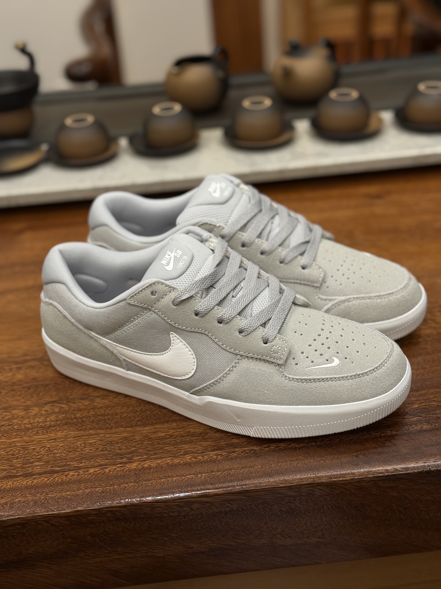 长期跑量款 性价比中的王者 SB F58款 灰白 CZ2959-004 男女鞋 36 36.5 37.5 38 38.5 39 40 40.5 41 42 42.5 43 44 44.5 45 46