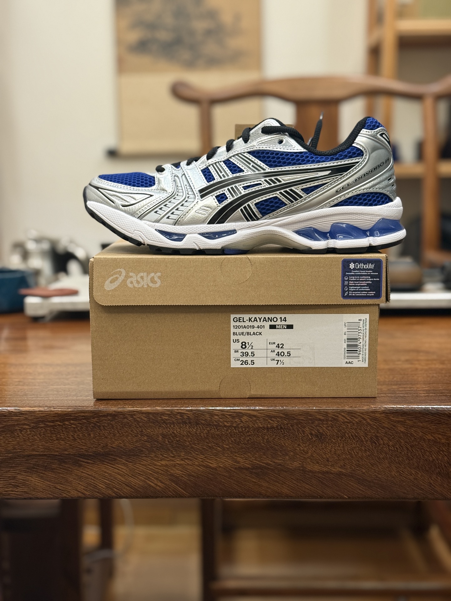 总裁版 ZC版 顶级原版 公司级 平台货 亚瑟士 GEL-KAYAYANO 14 银蓝 1201A019-401 男女鞋 36 37 37.5 38 39 39.5 40 40.5 41.5 42 42.5 43.5 44 44.5 45 46 46.5 47