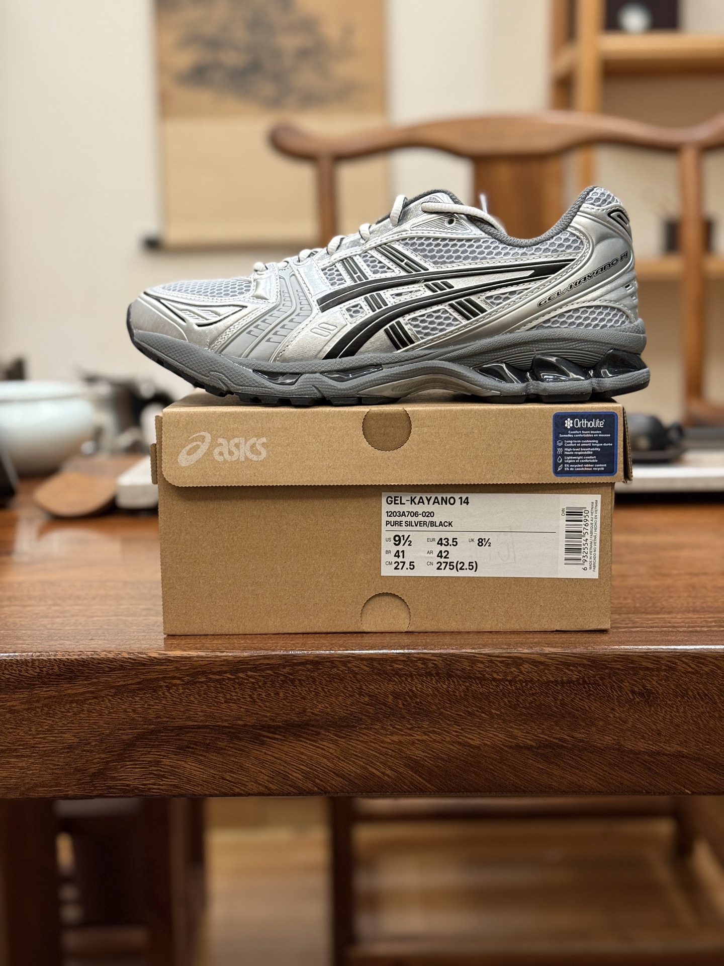 总裁版 ZC版 顶级原版 公司级 平台货 亚瑟士 GEL-KAYAYANO 14 液态银 1203A706-020 男女鞋 36 37 37.5 38 39 39.5 40 40.5 41.5 42 42.5 43.5 44 44.5 45 46 46.5 47