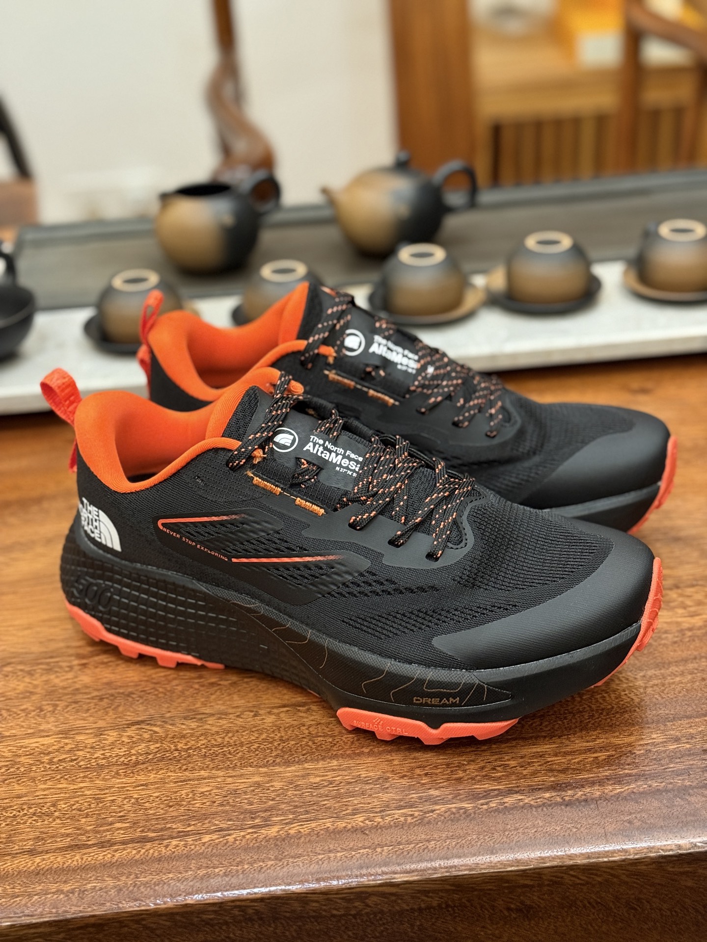 顶级原版 公司级 北面THE M ALTAMESA 500 黑桔红 A83N3-F38 男鞋 39 40 40.5 41 42 42.5 43 44 44.5 45