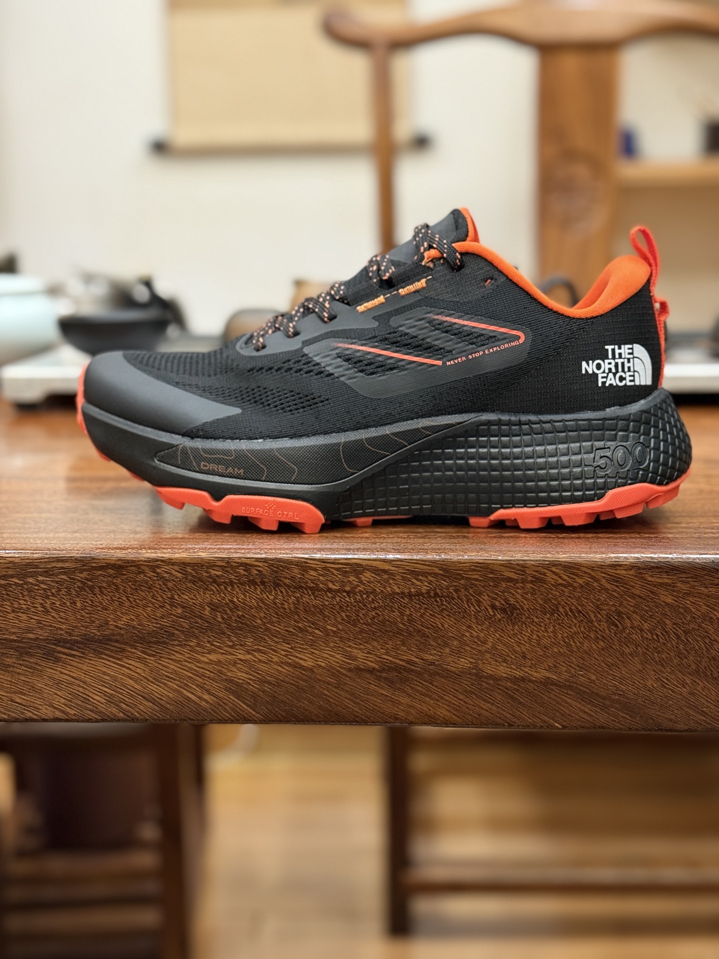 顶级原版 公司级 北面THE M ALTAMESA 500 黑桔红 A83N3-F38 男鞋 39 40 40.5 41 42 42.5 43 44 44.5 45