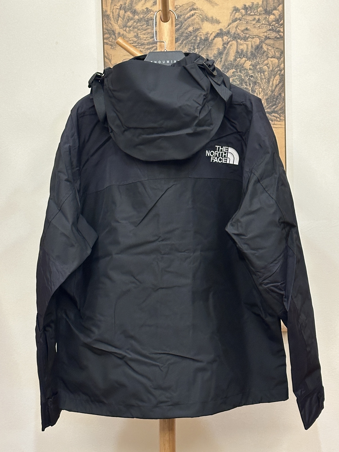 顶级版 公司级 平台货 顶级压胶版本 The North Facel 北面 经典 90冲锋衣 黑色 男女同款 尺码 XS S M L XL XXL