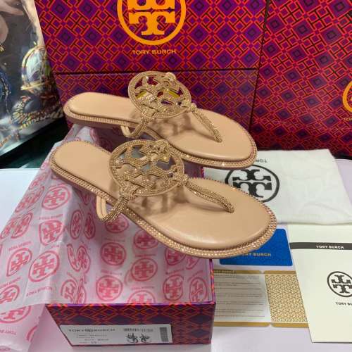 Tory Burch Embellished Thong Sandals Stylish Diamante Summer Beach Shoes 1 Tory Burch Embellished Thong Sandals Stylish Diamante Summer Beach Shoes