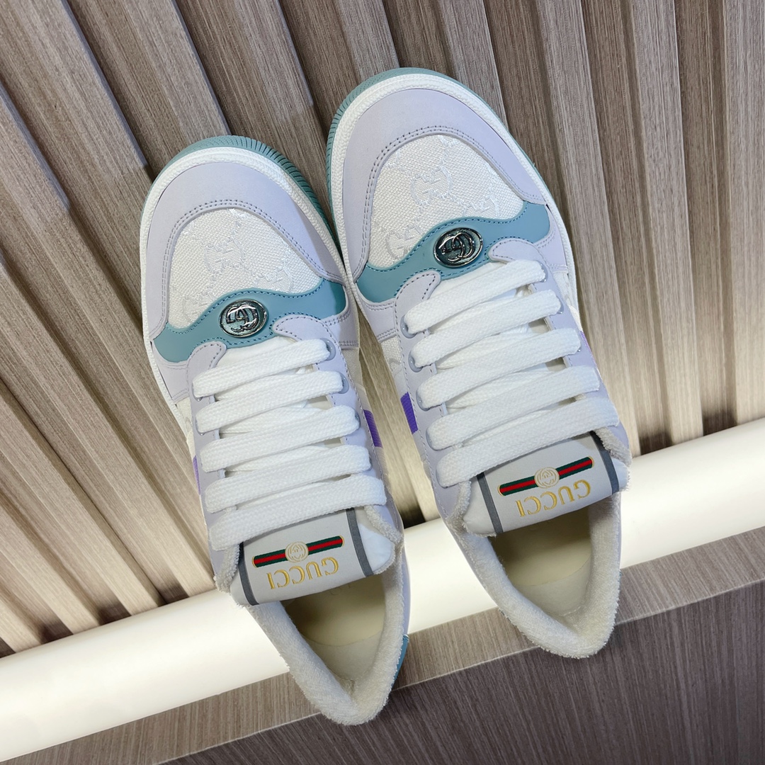 NO:246911,Gucci~~Latest color matching small dirty shoes casual shoes sports shoes... ZP development pure original version; metal double G crystal cylindrical mark; Gucci original webbing upper polished cowhide splicing classic double G fabric, leather cutout full oil edge sealing process, original towel fabric delicate, softer, more comfortable and breathable, foot pad latex injection molding integrated, private molded steel stamping two-color original TPU sole (lower layer wide, upper layer narrow) Women's model 34-40 (34 custom-made code not returned and exchange) matching packaging........., casual shoes/sports shoes, gucci, sneakers, cowhide19860909Gucci~~最新配色小脏鞋 休闲鞋 运动鞋…… ZP开发纯原版本；金属双G水晶圆柱形标；Gucci原版纹织带 鞋面擦色牛皮拼接经典双G布面料,皮面切口全油边封口工艺,原版毛巾布里细腻柔软更舒适透气,垫脚乳胶注塑一体,私模钢印双色原版TPU大底(下层宽,上层窄) 女款34—40(34定做码不退换) 配套包装…………,休闲鞋/运动鞋,gucci,sneakers,cowhide,Women's Shoes