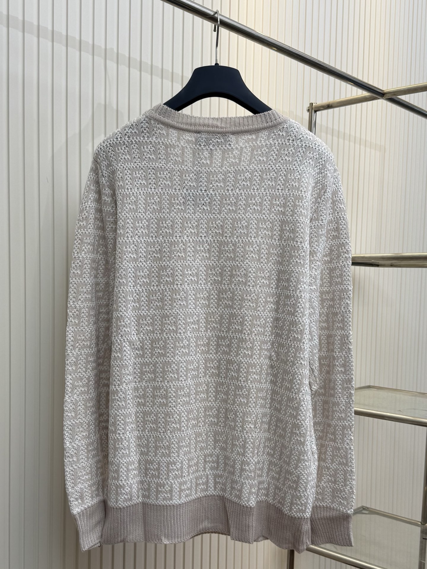 p725, end, fendy. pure, round collar, sweater. _other organiser - 图片 2