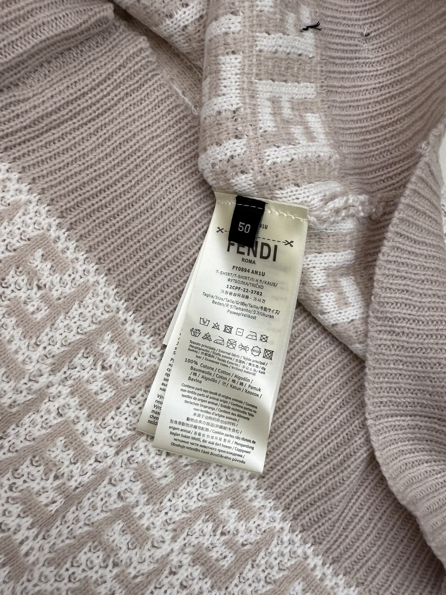 p725, end, fendy. pure, round collar, sweater. _other organiser - 图片 9