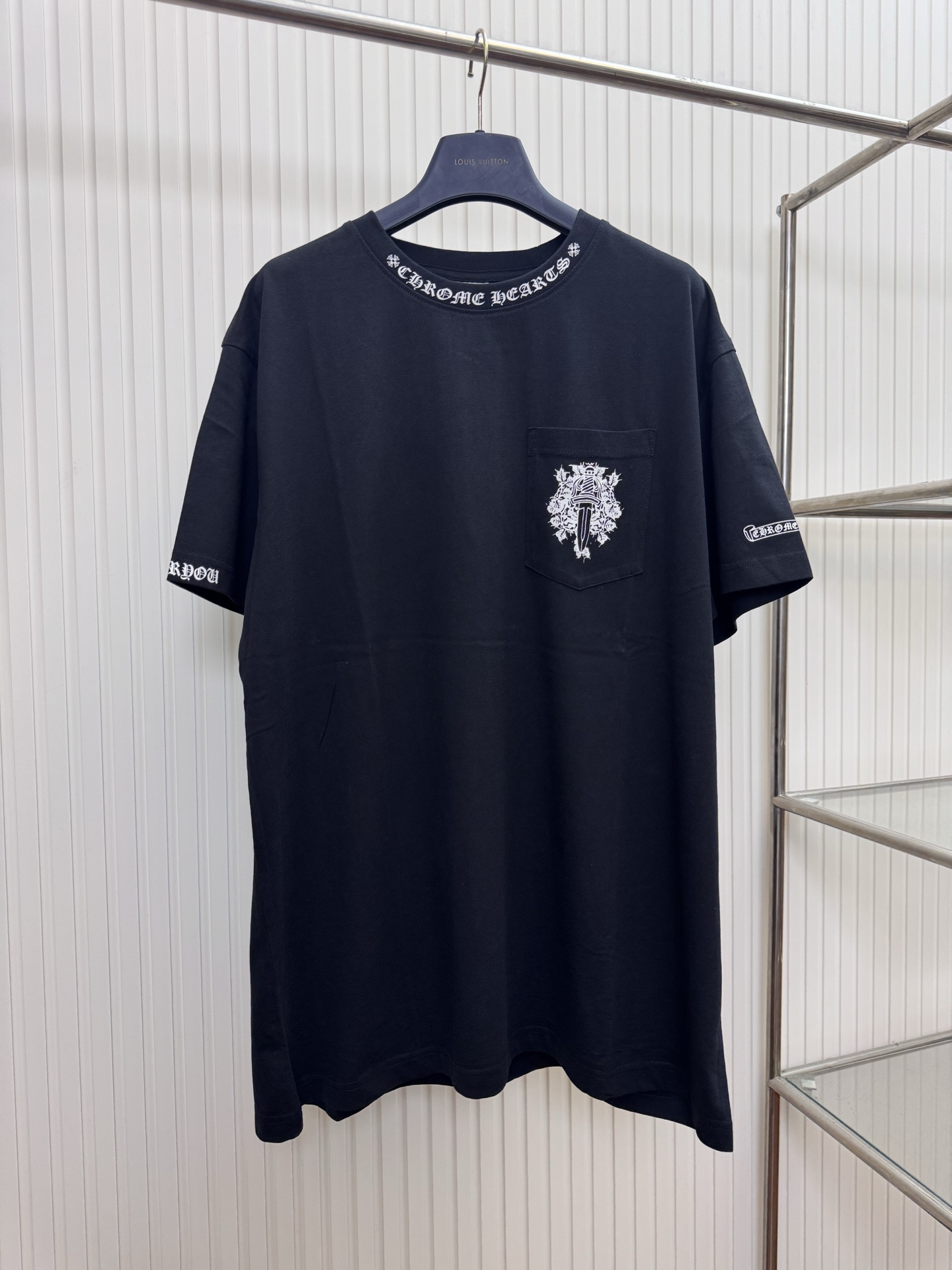 Chrome Hearts CH 克罗心 Vintage十字架马蹄藤蔓宝剑短袖T恤