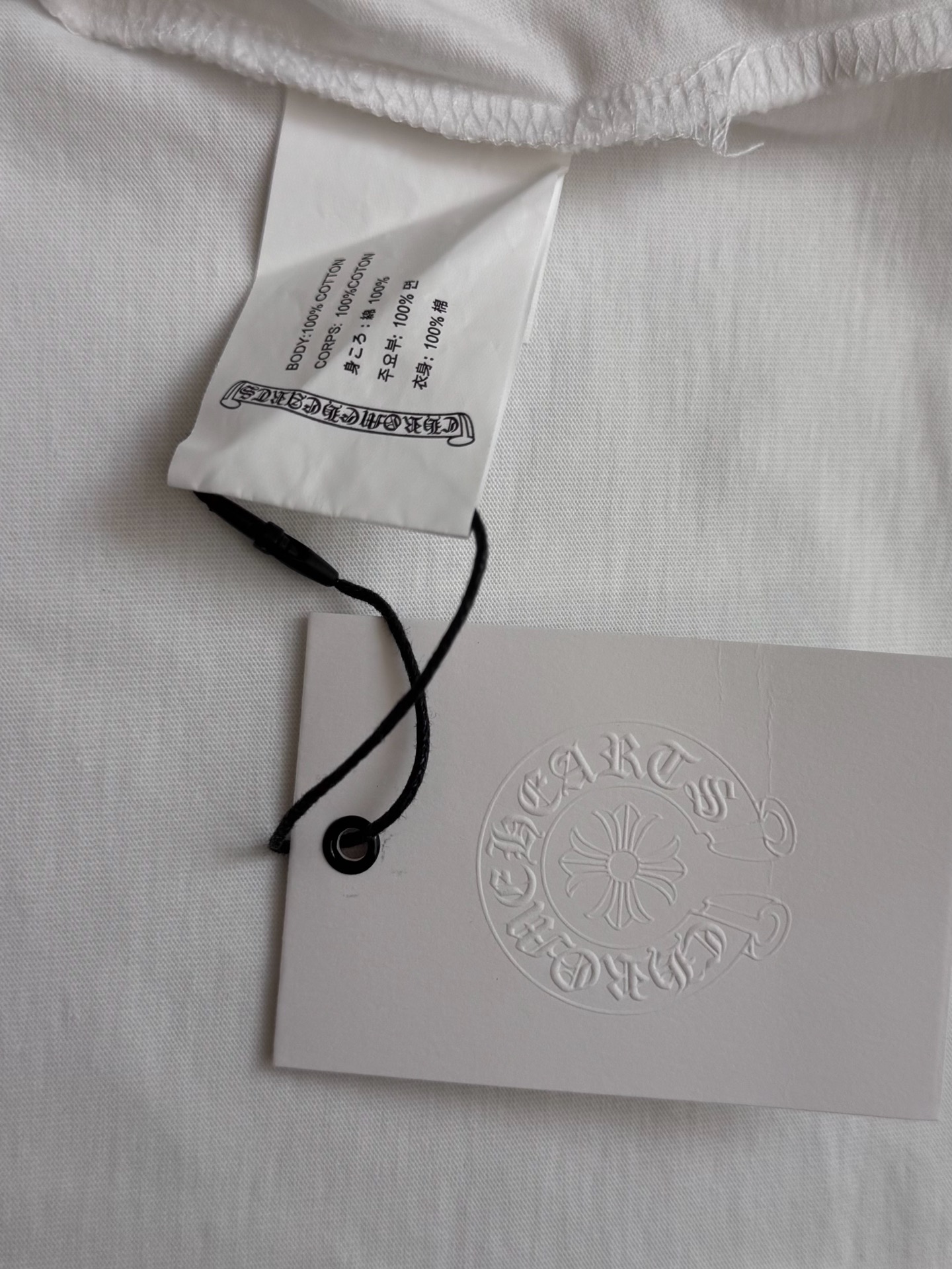Chrome Hearts CH 克罗心 Vintage梵文十字架短袖T恤