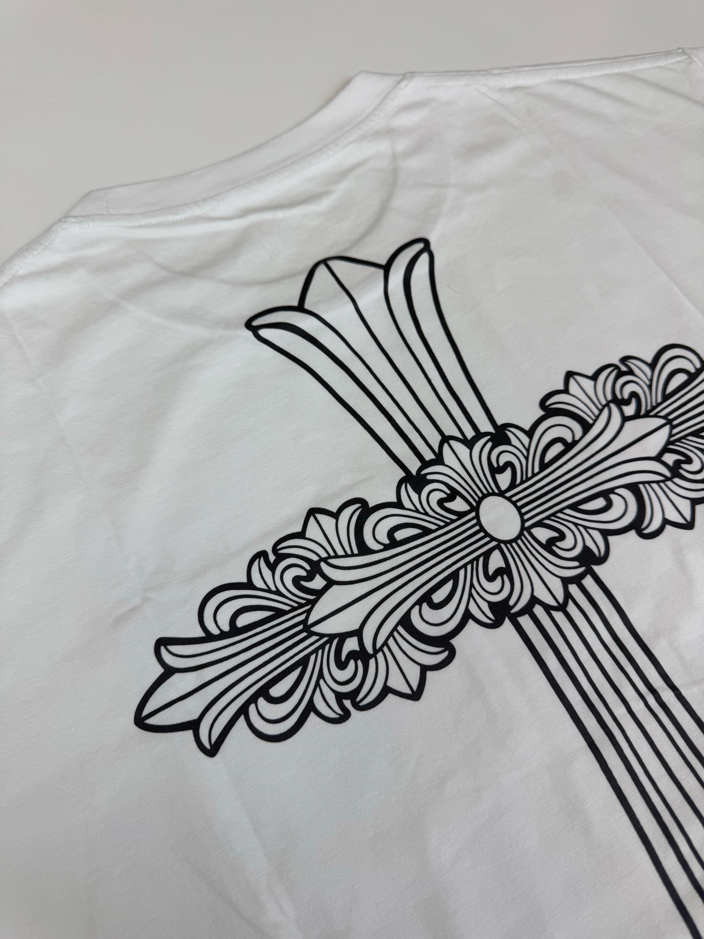 Chrome Hearts CH 克罗心 Vintage梵文十字架短袖T恤