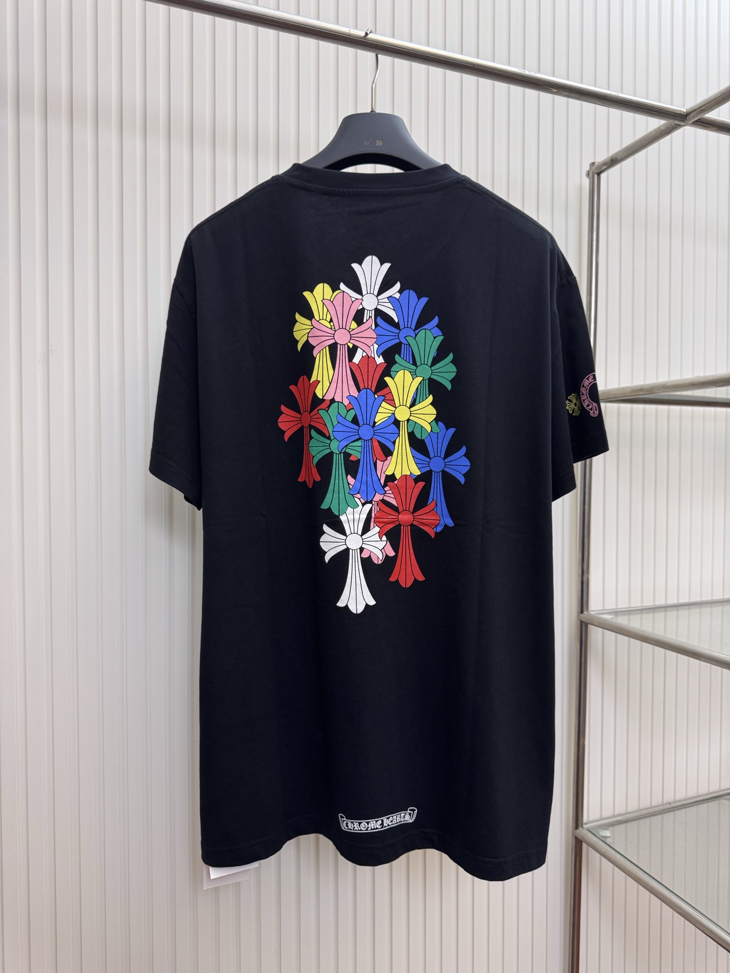 Chrome Hearts CH 克罗心 迈阿密彩色梵文十字架短袖T恤