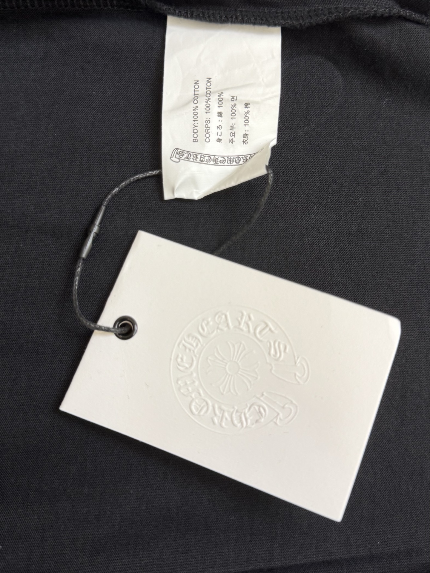 Chrome Hearts CH 克罗心 Vintage梵文十字架短袖T恤