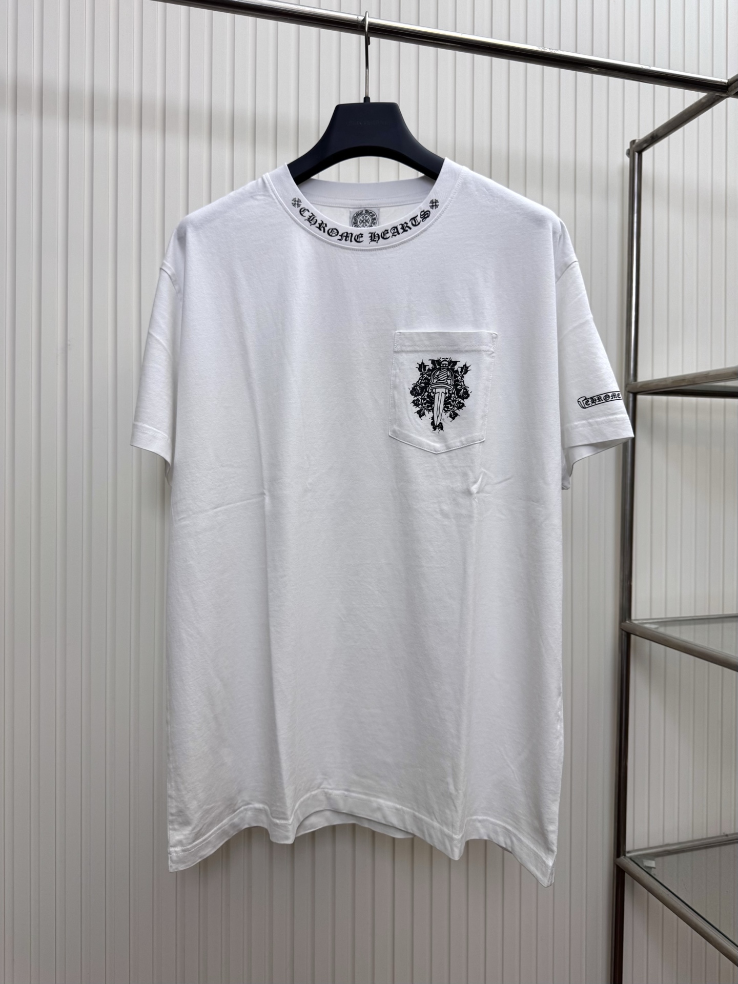 Chrome Hearts CH 克罗心 Vintage十字架马蹄藤蔓宝剑短袖T恤