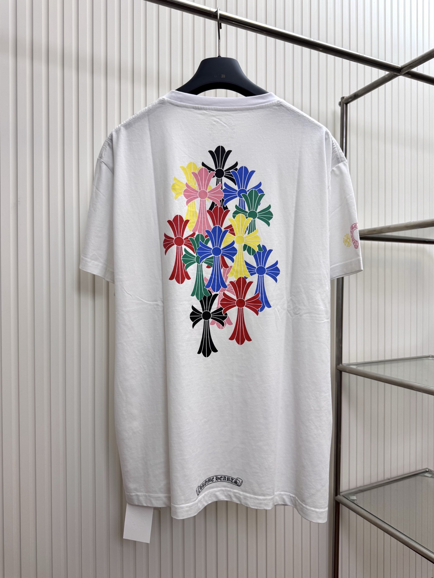 Chrome Hearts CH 克罗心 迈阿密彩色梵文十字架短袖T恤