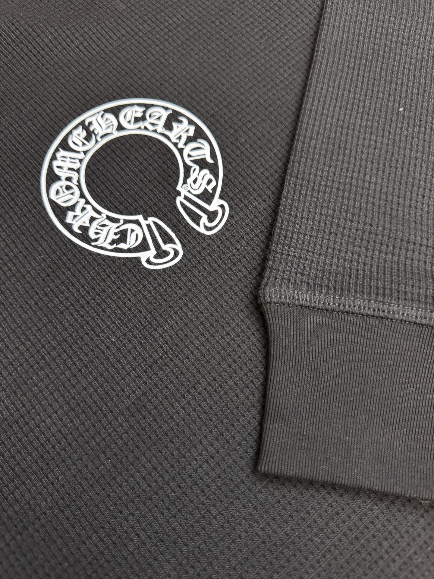Chrome Hearts Ch克罗心 华夫格十字架长袖T恤