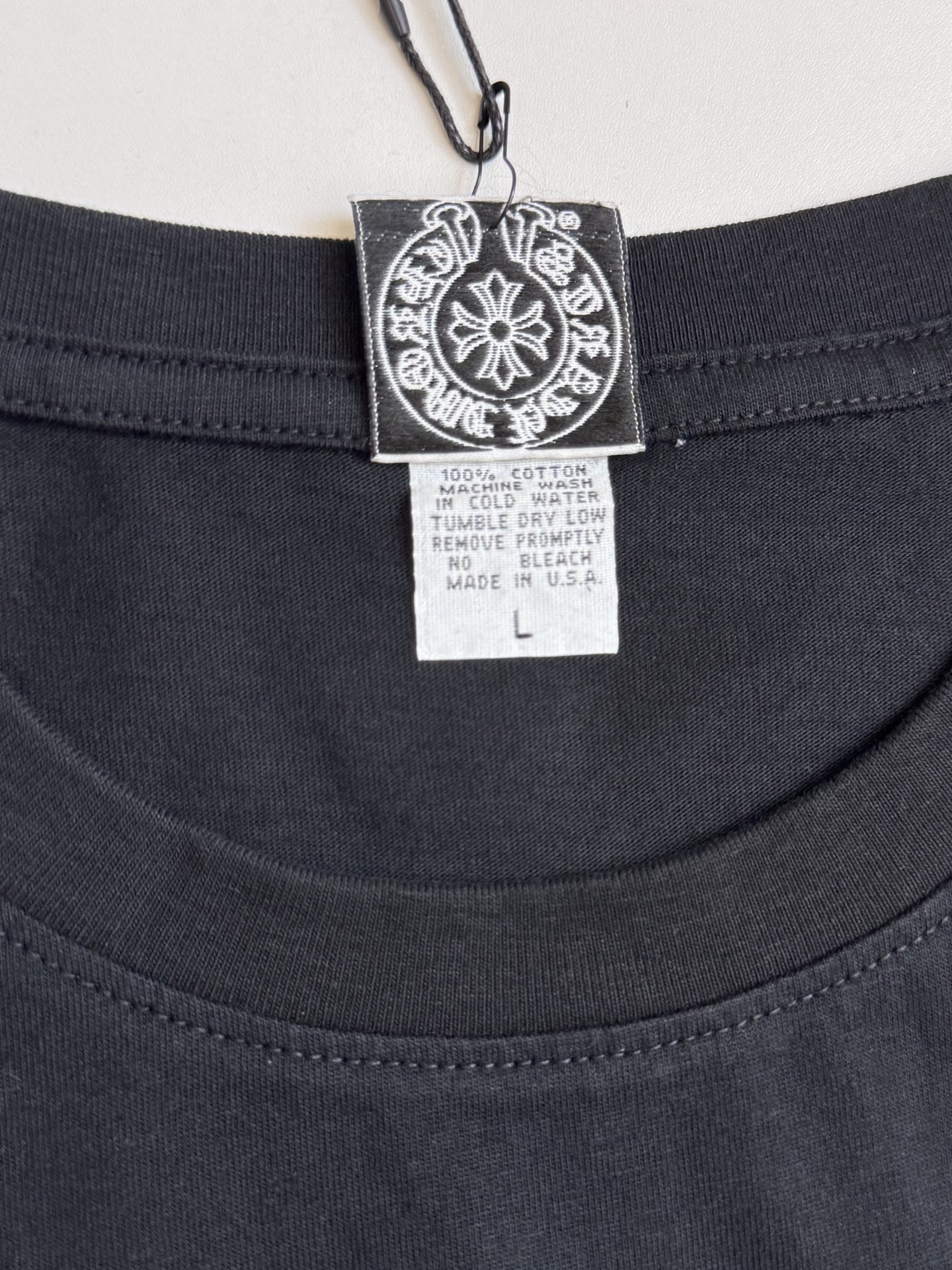 Chrome Hearts Ch 克罗心 Vintage梵文十字架长袖T恤