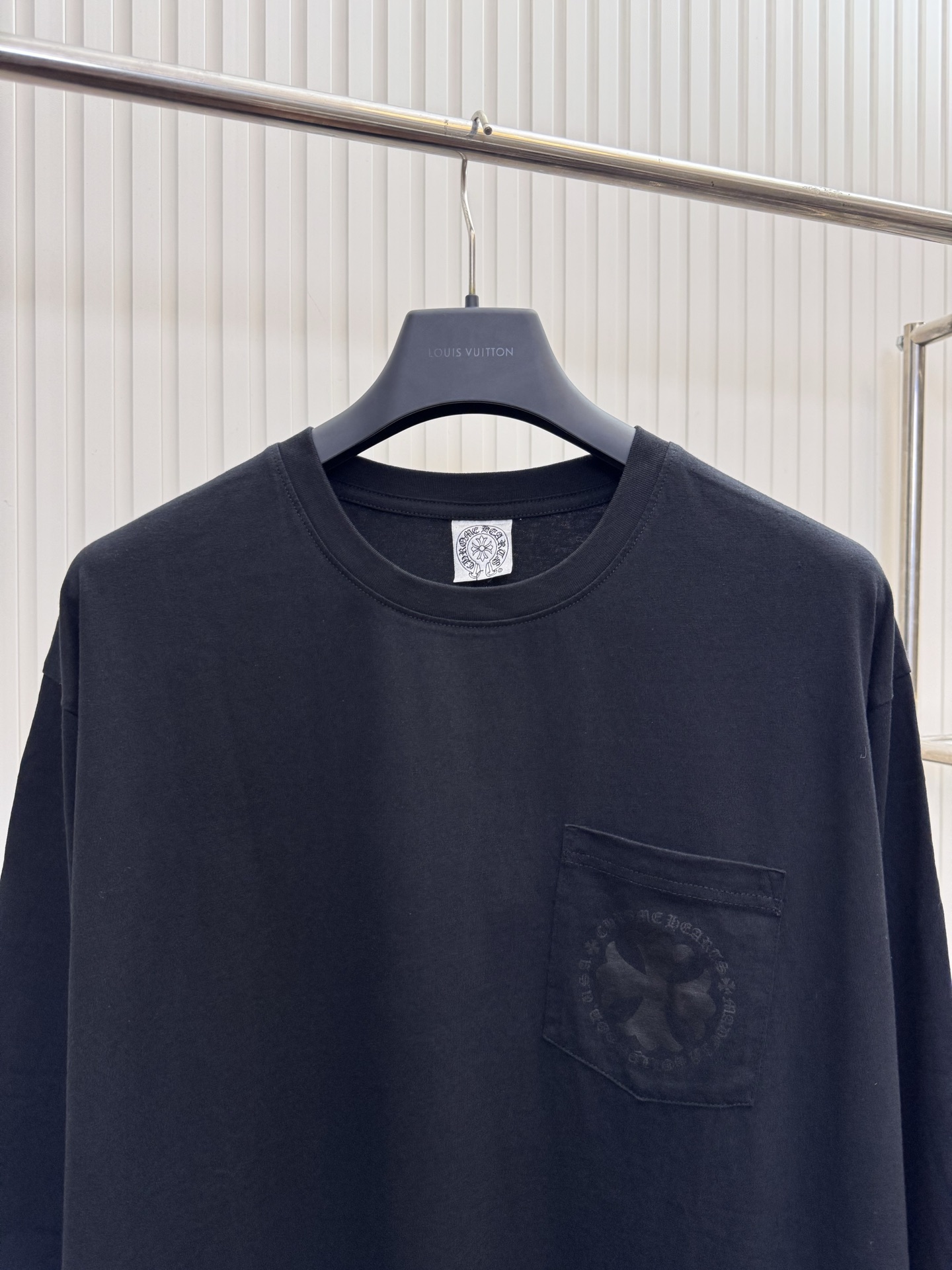 Chrome Hearts Ch 克罗心 Vintage梵文十字架长袖T恤