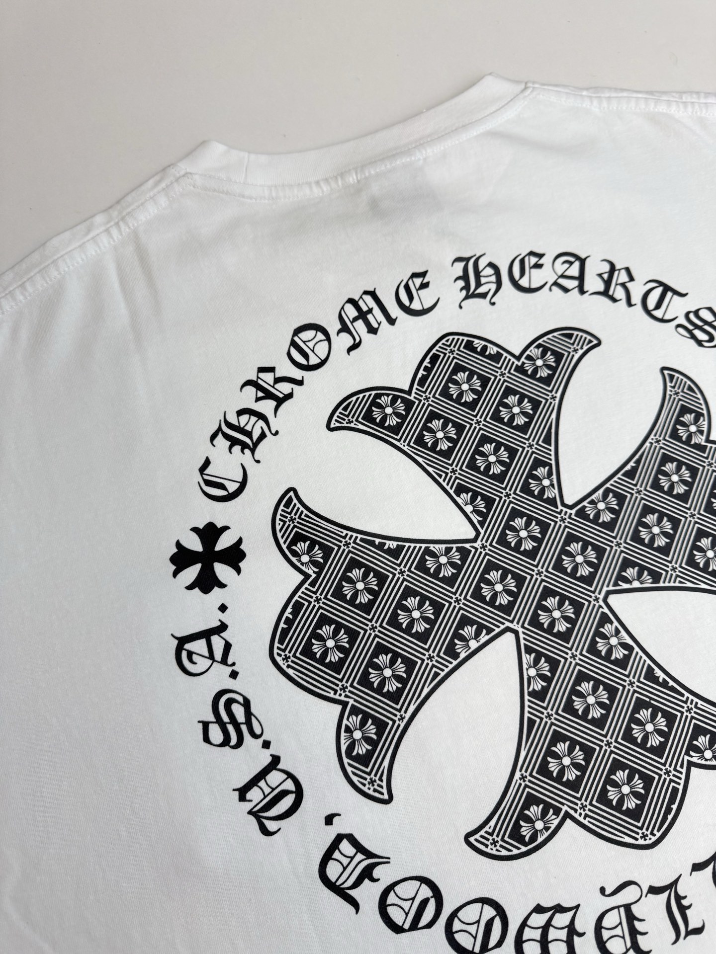 Chrome Hearts Ch 克罗心 Vintage梵文十字架长袖T恤