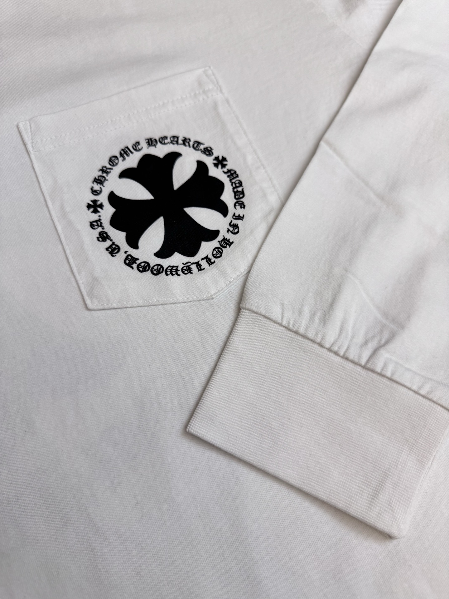 Chrome Hearts Ch 克罗心 Vintage梵文十字架长袖T恤