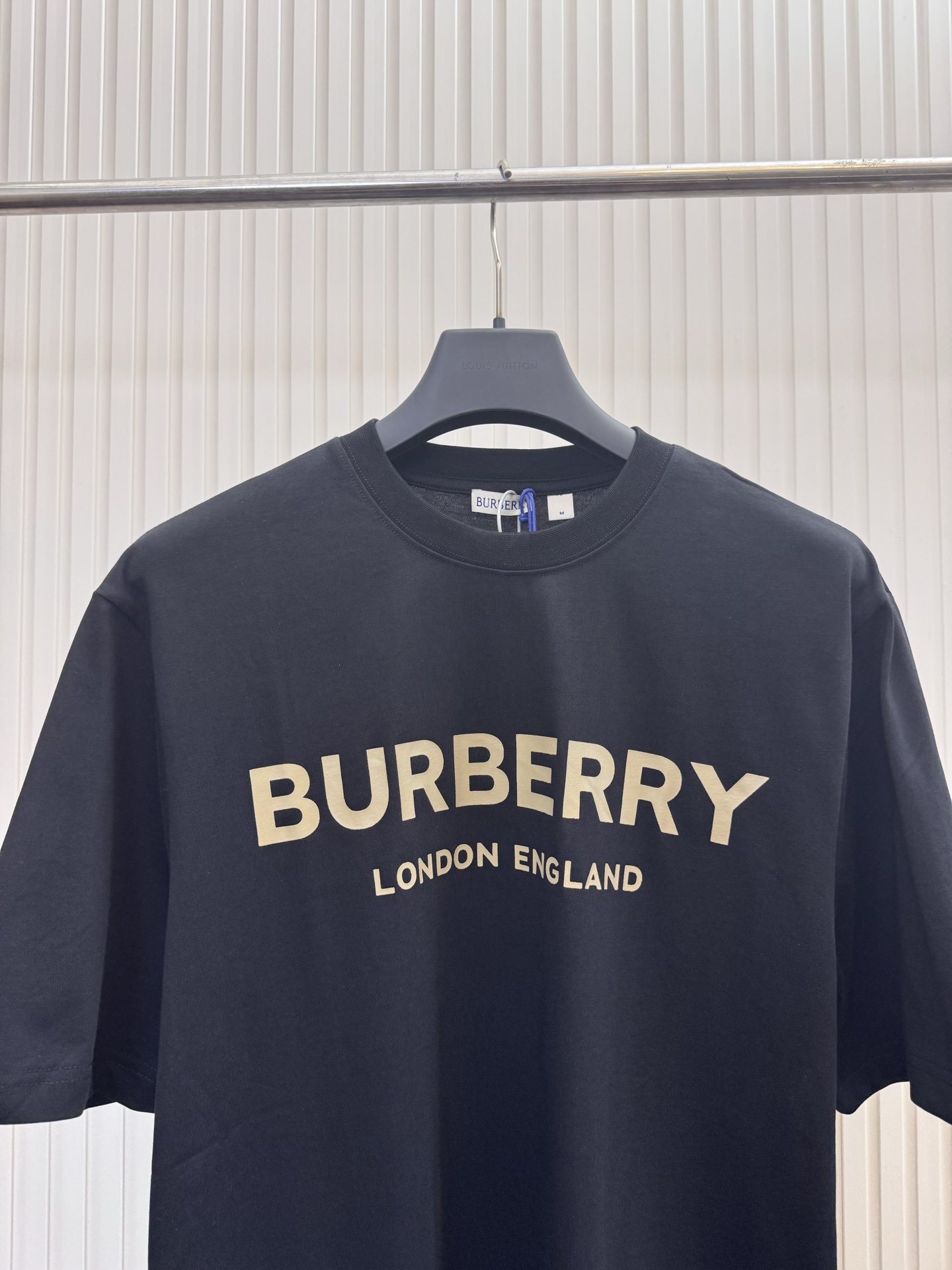 Burberry Bbr 巴宝莉胸前字母圆领短袖T恤