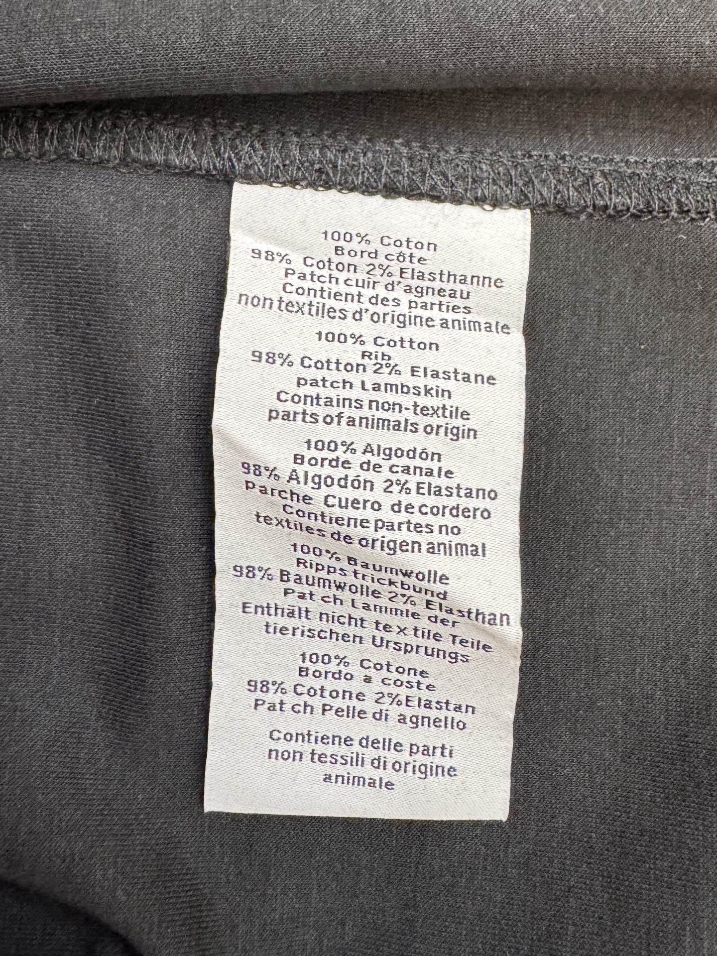 Hermès Hermes 爱马仕骏马皮表字母短袖T恤