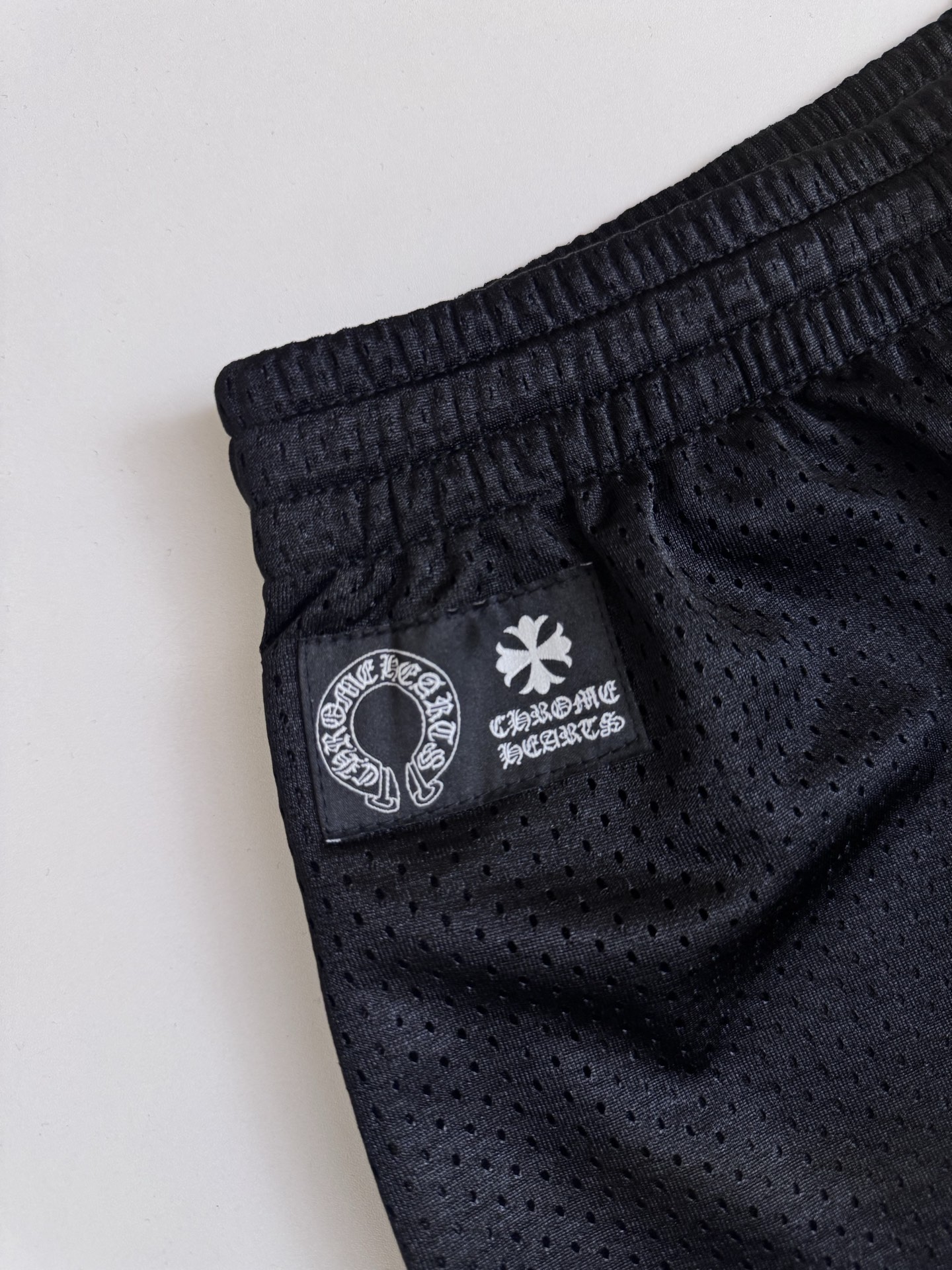 Chrome Hearts CH 克罗心 25ss黑色短裤网眼棒球服千眼涂鸦冰球裤子