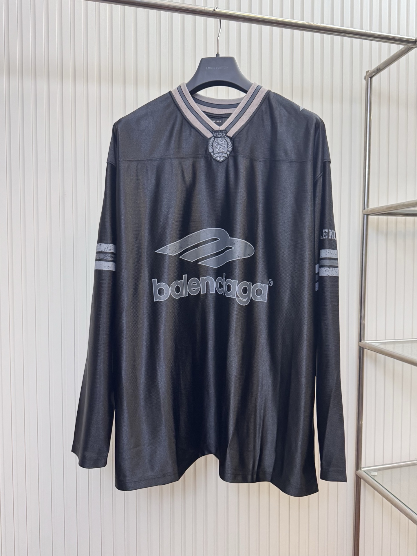 Balenciaga Bal 巴黎世家 FW25橄榄球系列3m球衣透气长袖T恤