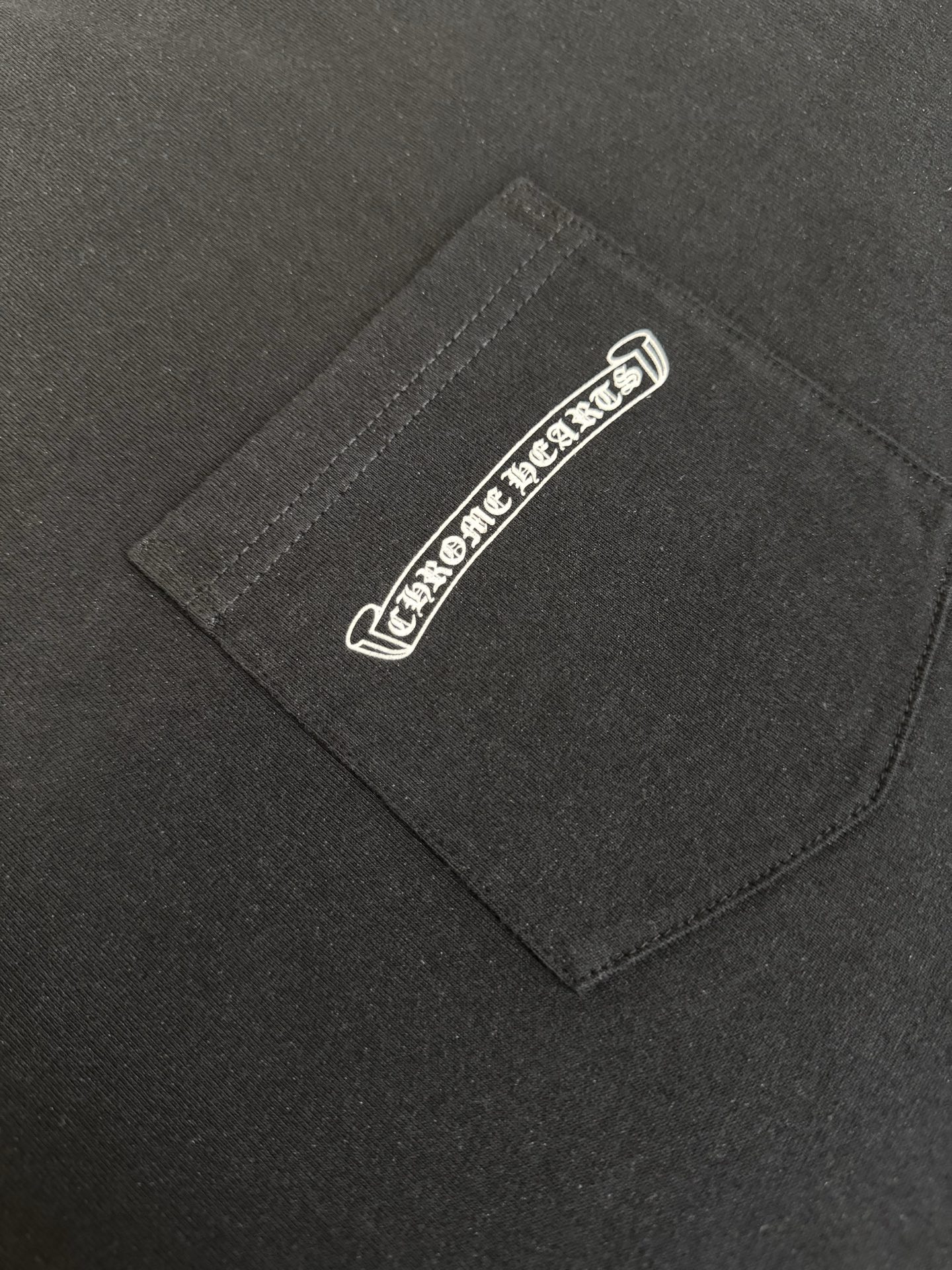 Chrome Hearts CH 克罗心火焰袖臂印花水洗长袖