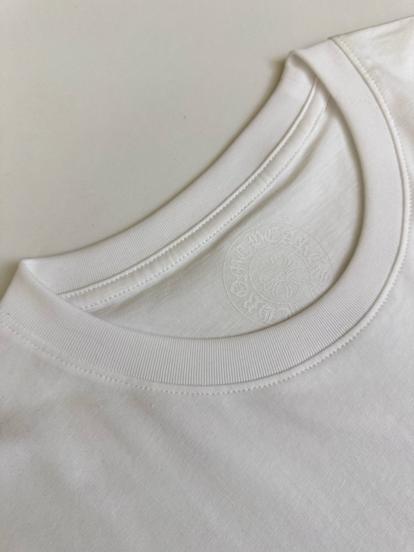 Chrome Hearts CH 克罗心后背火焰图腾口袋短袖T恤