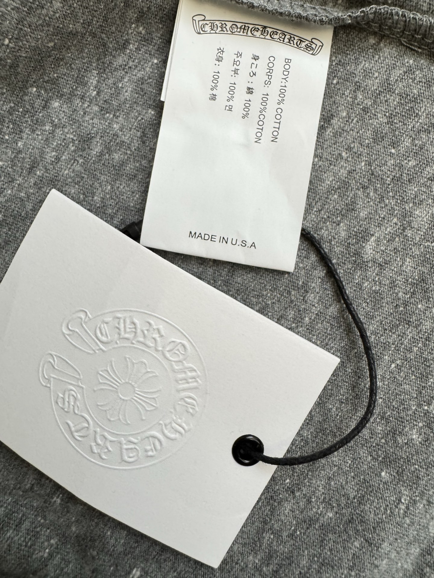 Chrome Hearts CH 克罗心十字架群印花短袖T恤