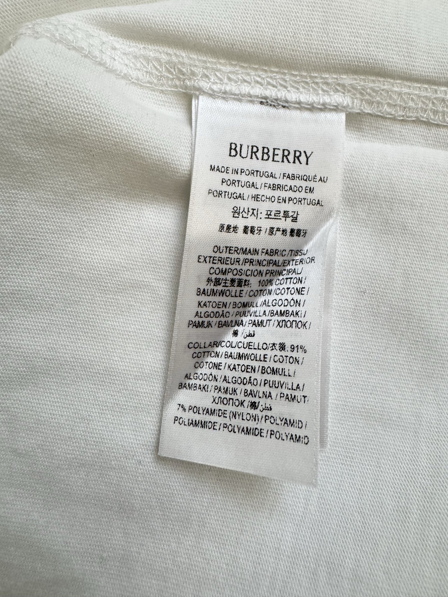 Burberry Bbr 巴宝莉 战马骑士印花短袖T恤