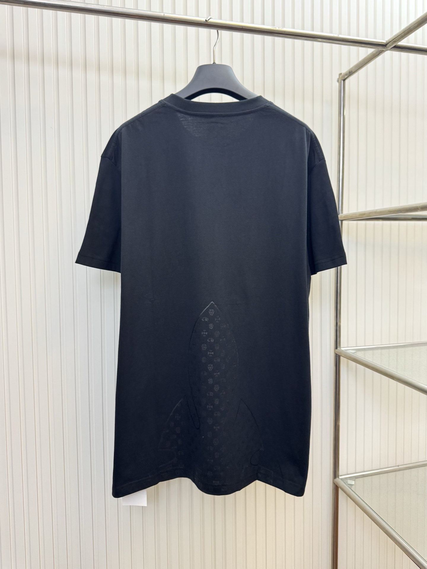 Chrome Hearts CH 克罗心后背火焰图腾口袋短袖T恤
