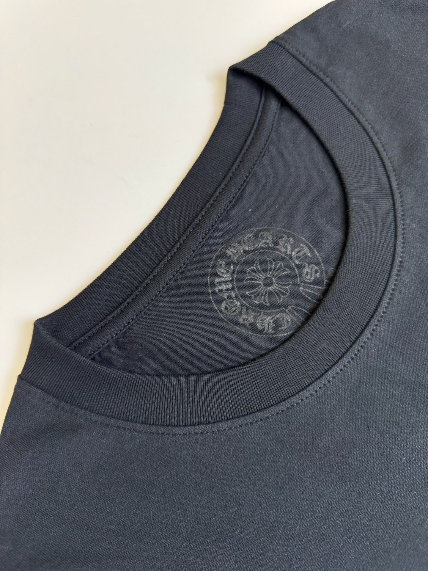 Chrome Hearts CH 克罗心后背火焰图腾口袋短袖T恤