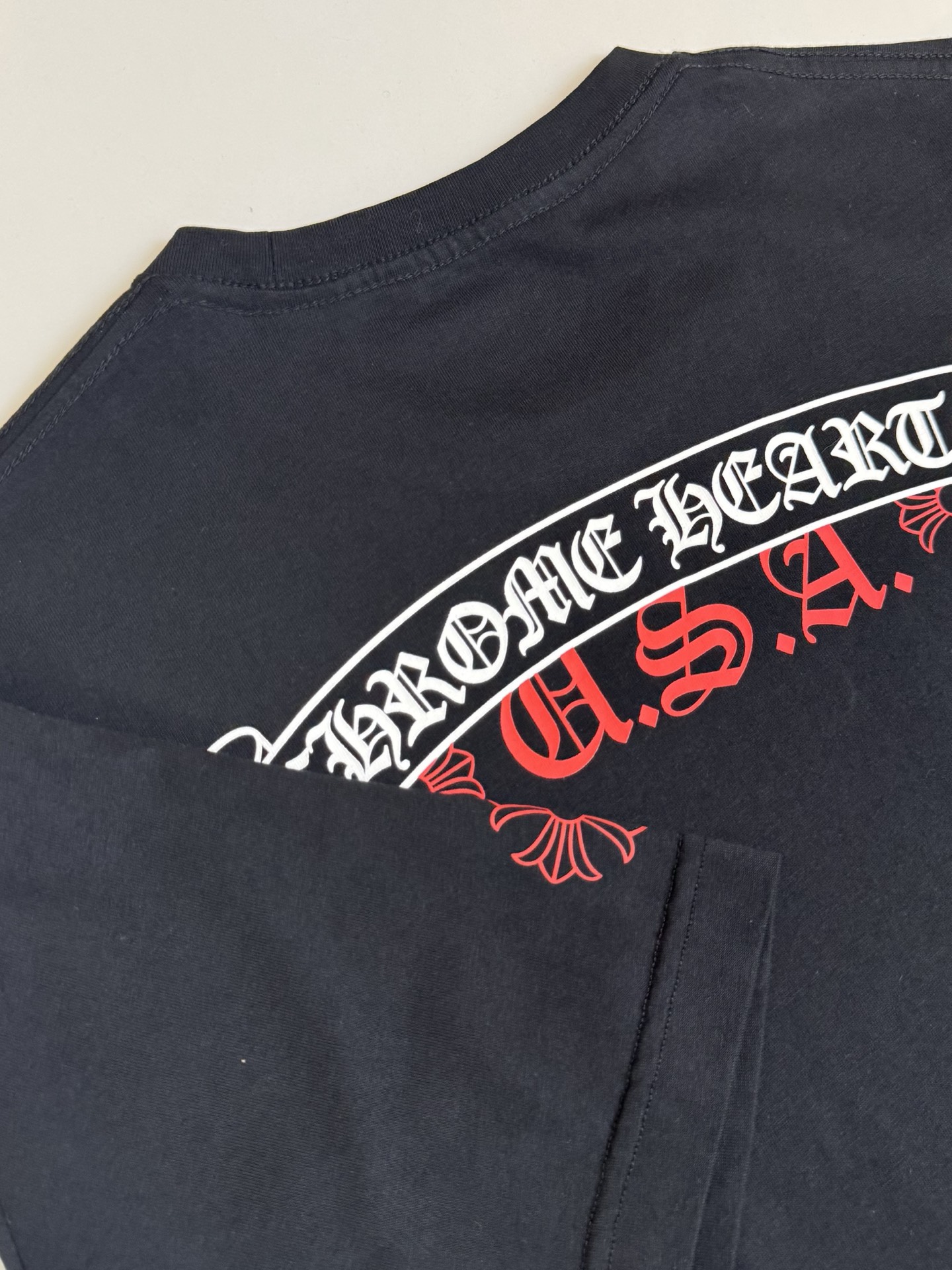 Chrome Hearts CH 克罗心 USA限定卷轴印花短袖T恤