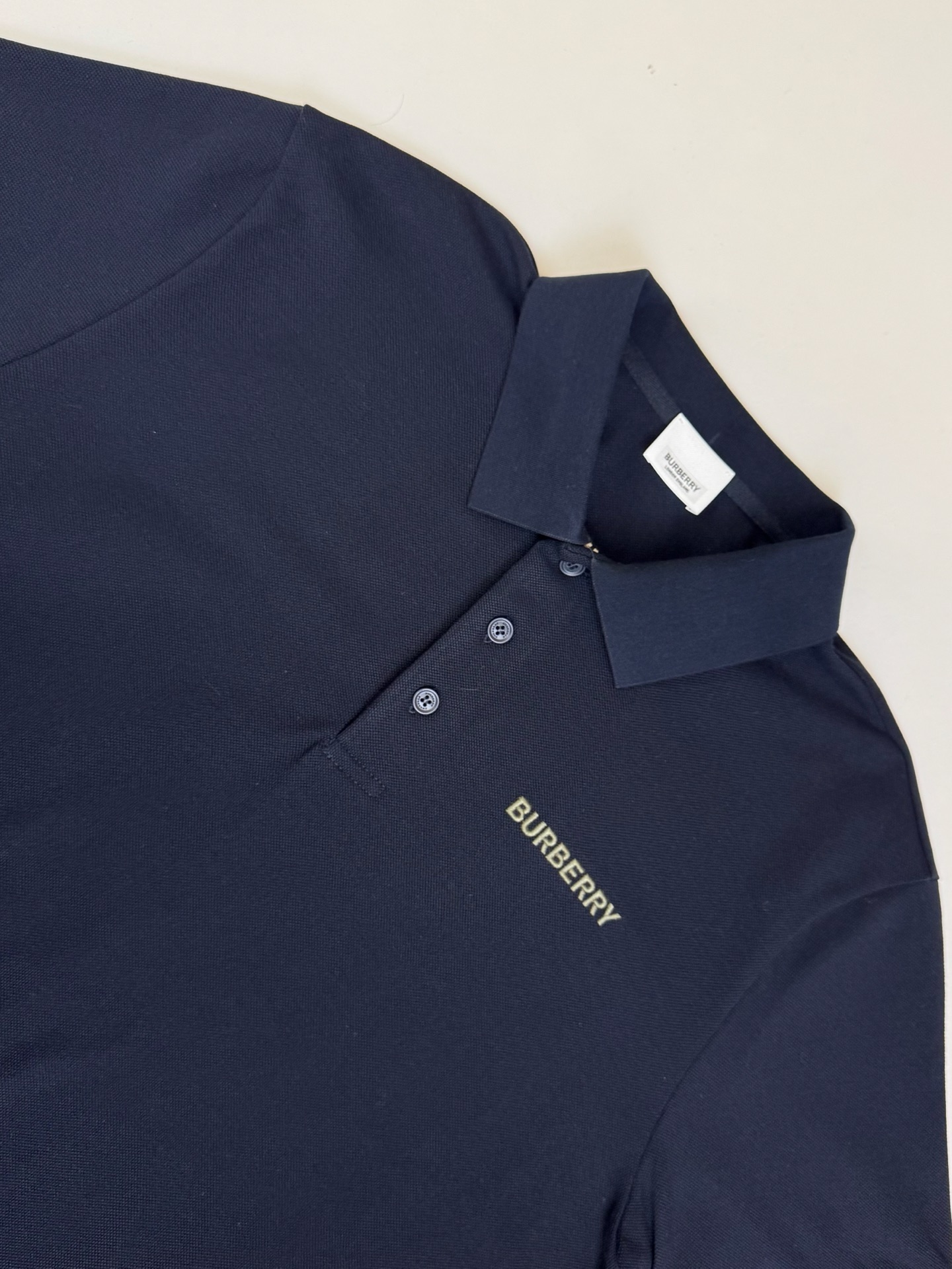 Burberry Bbr 巴宝莉 字母标识刺绣pols衫短袖