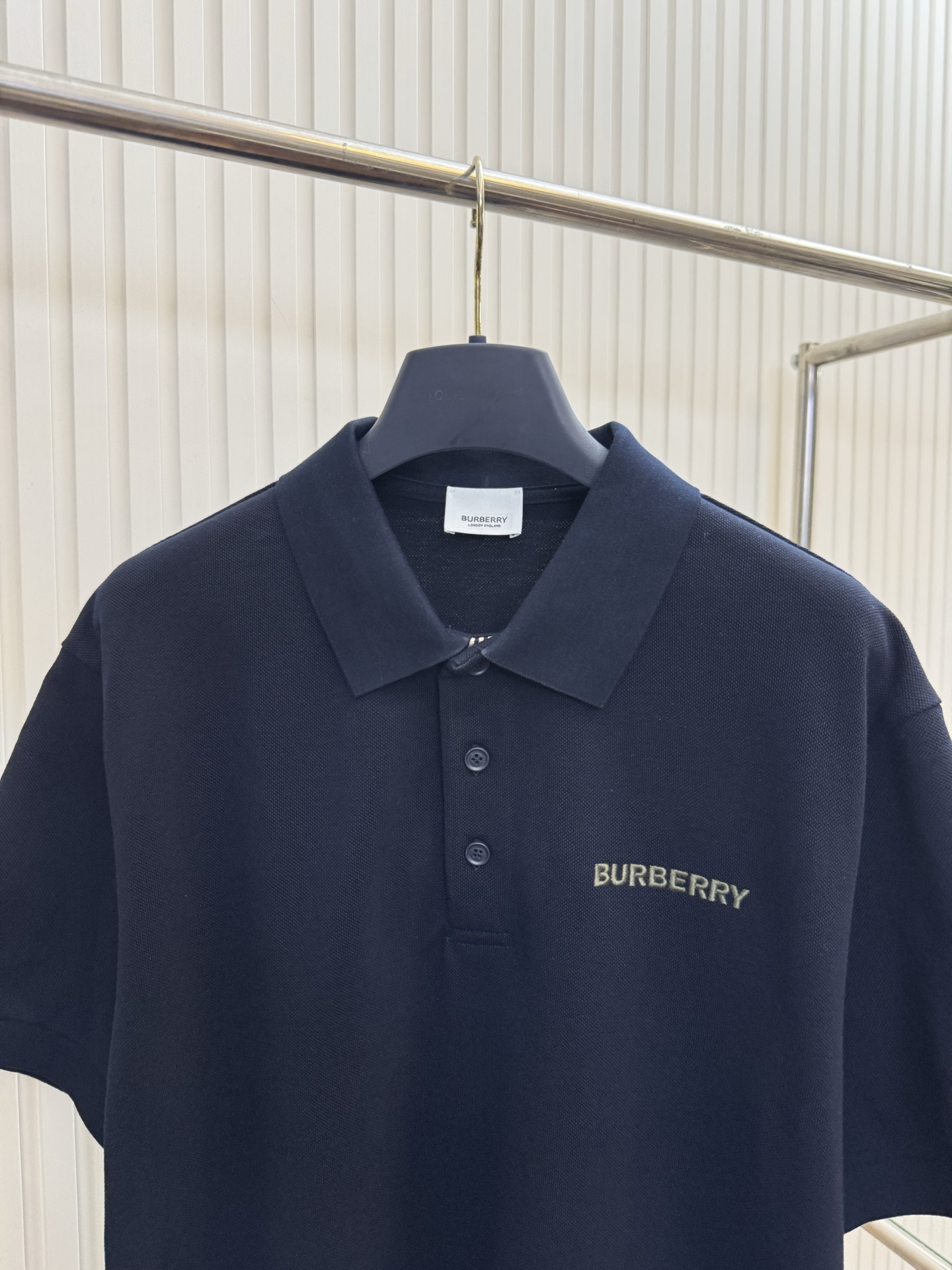Burberry Bbr 巴宝莉 字母标识刺绣pols衫短袖