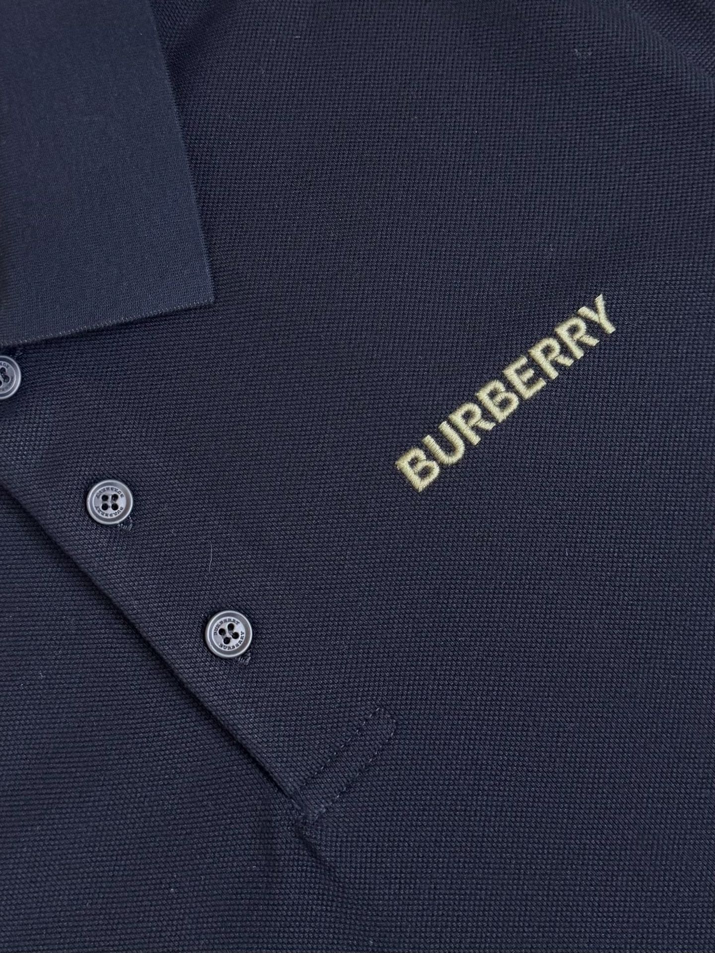 Burberry Bbr 巴宝莉 字母标识刺绣pols衫短袖