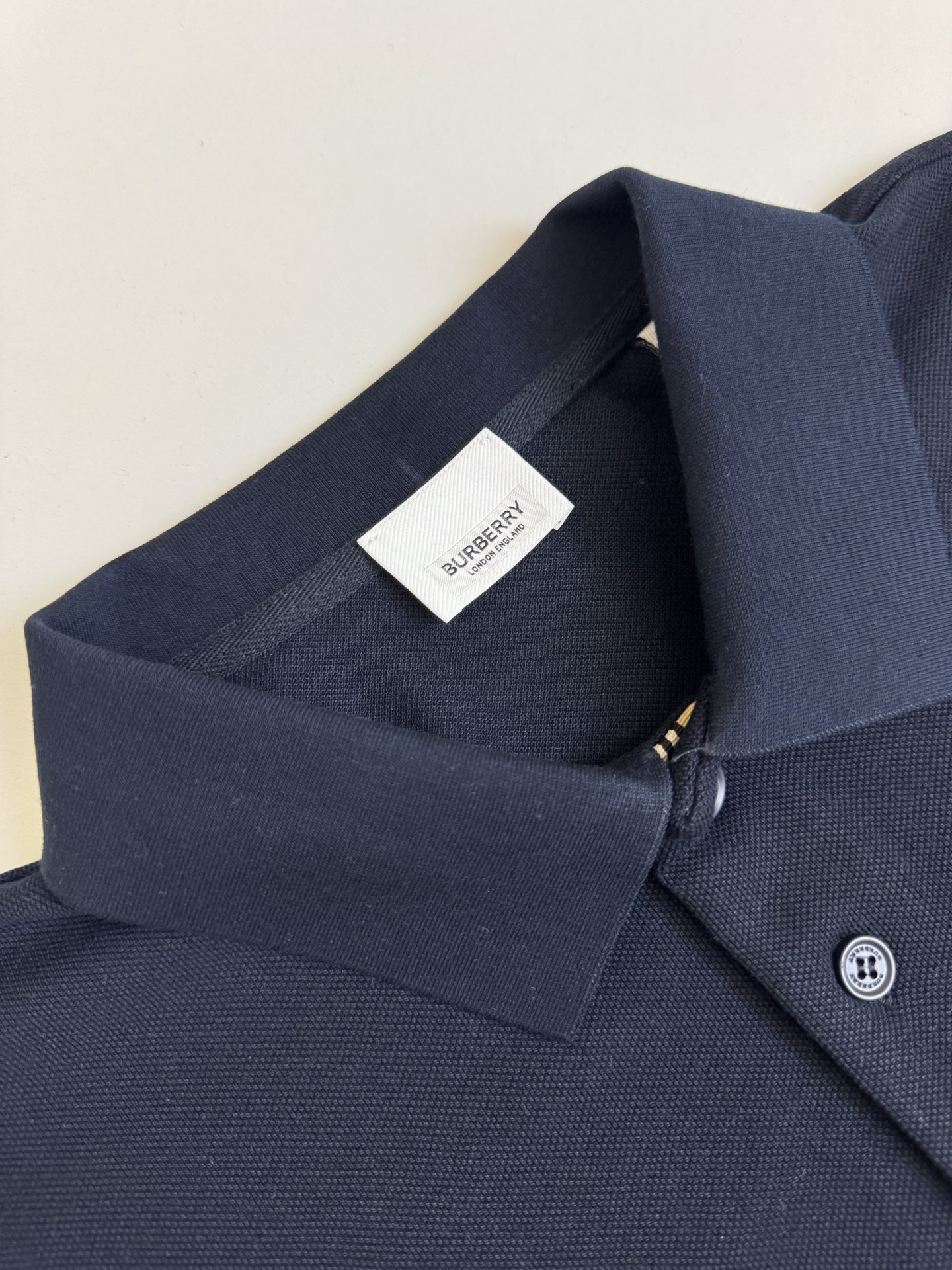 Burberry Bbr 巴宝莉 字母标识刺绣pols衫短袖
