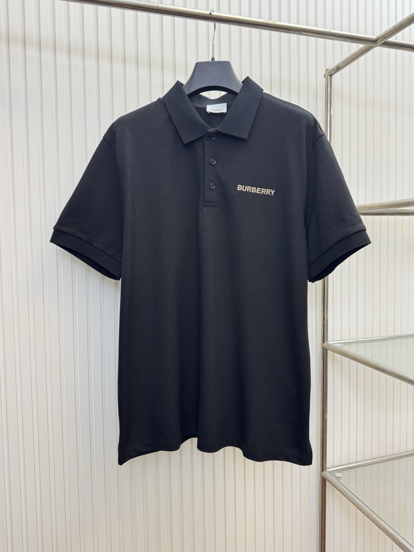 Burberry Bbr 巴宝莉 字母标识刺绣pols衫短袖