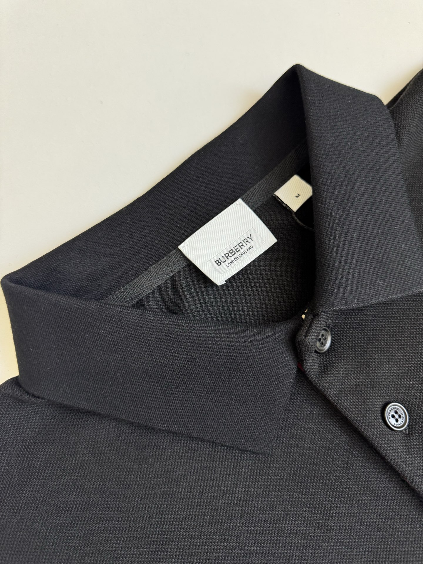 Burberry Bbr 巴宝莉 字母标识刺绣pols衫短袖