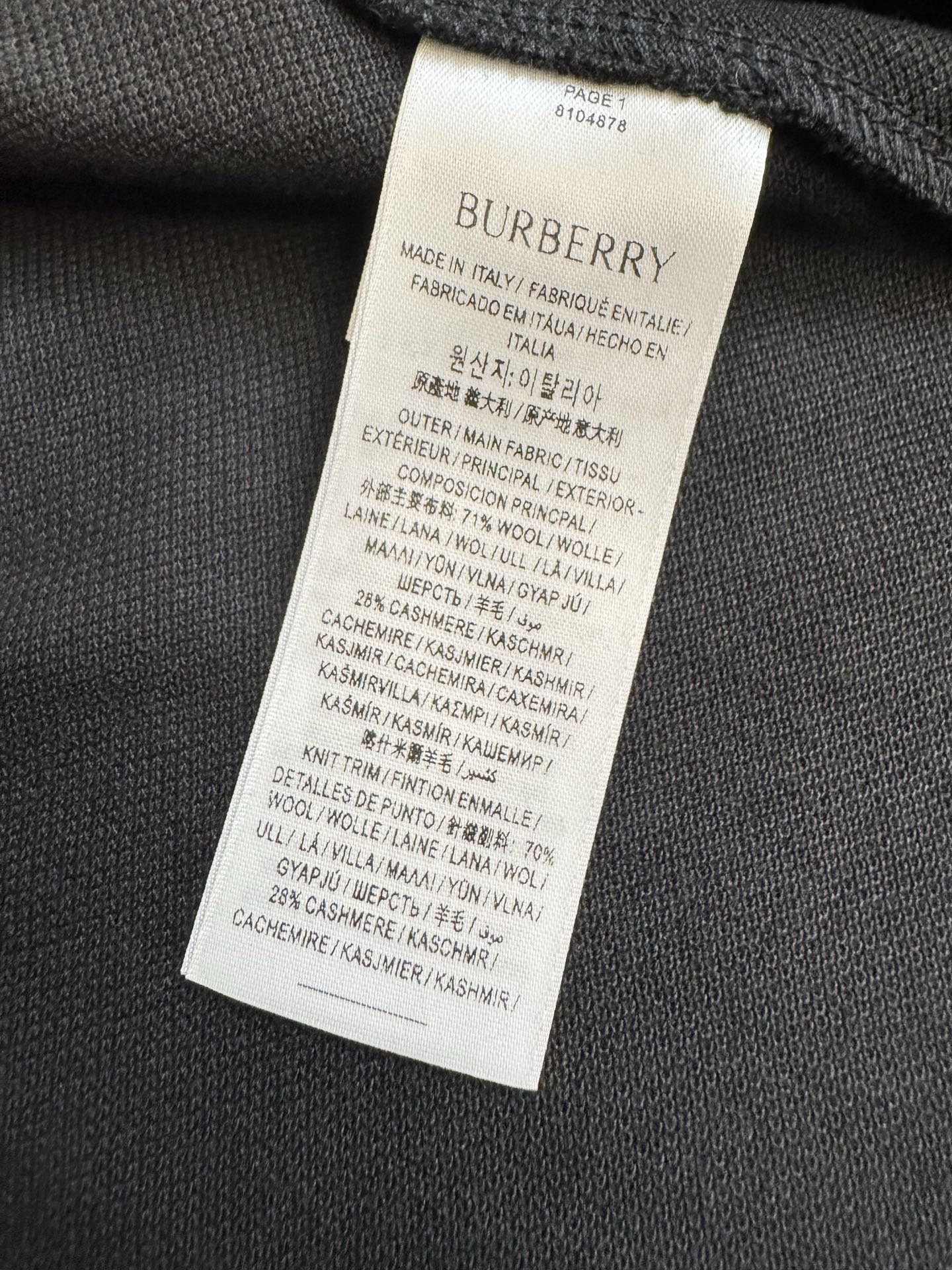 Burberry Bbr 巴宝莉 战马刺绣polo衫短袖