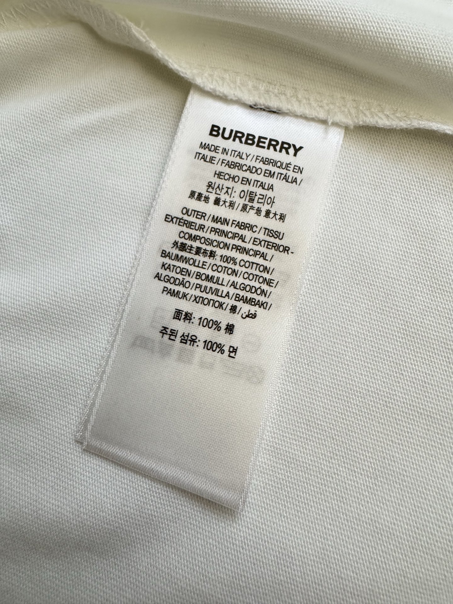 Burberry Bbr 巴宝莉 ss26沙滩骑士艺术发泡印花短袖T恤