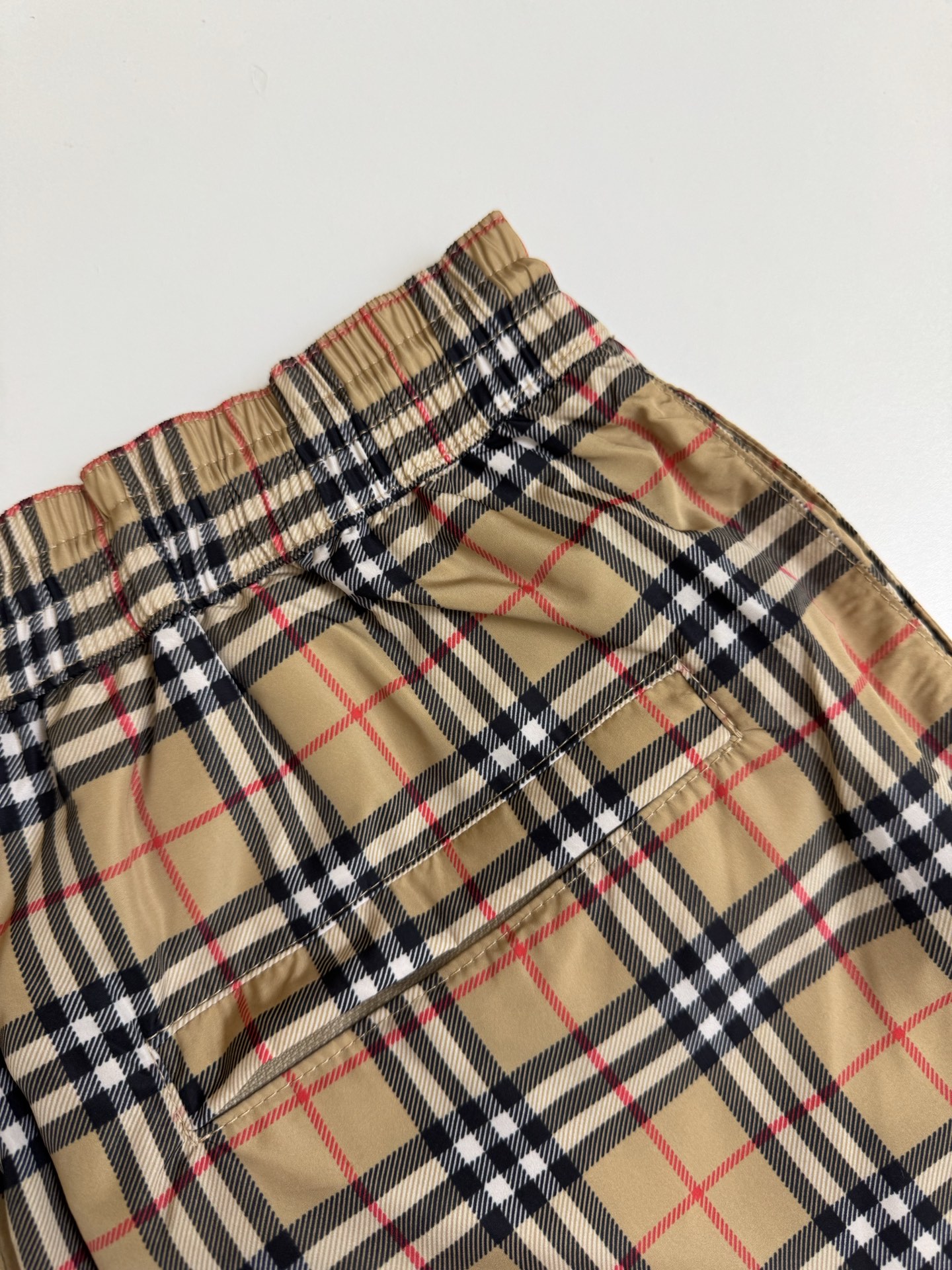 Burberry Bbr 巴宝莉 Vintage格纹抽绳休闲短裤