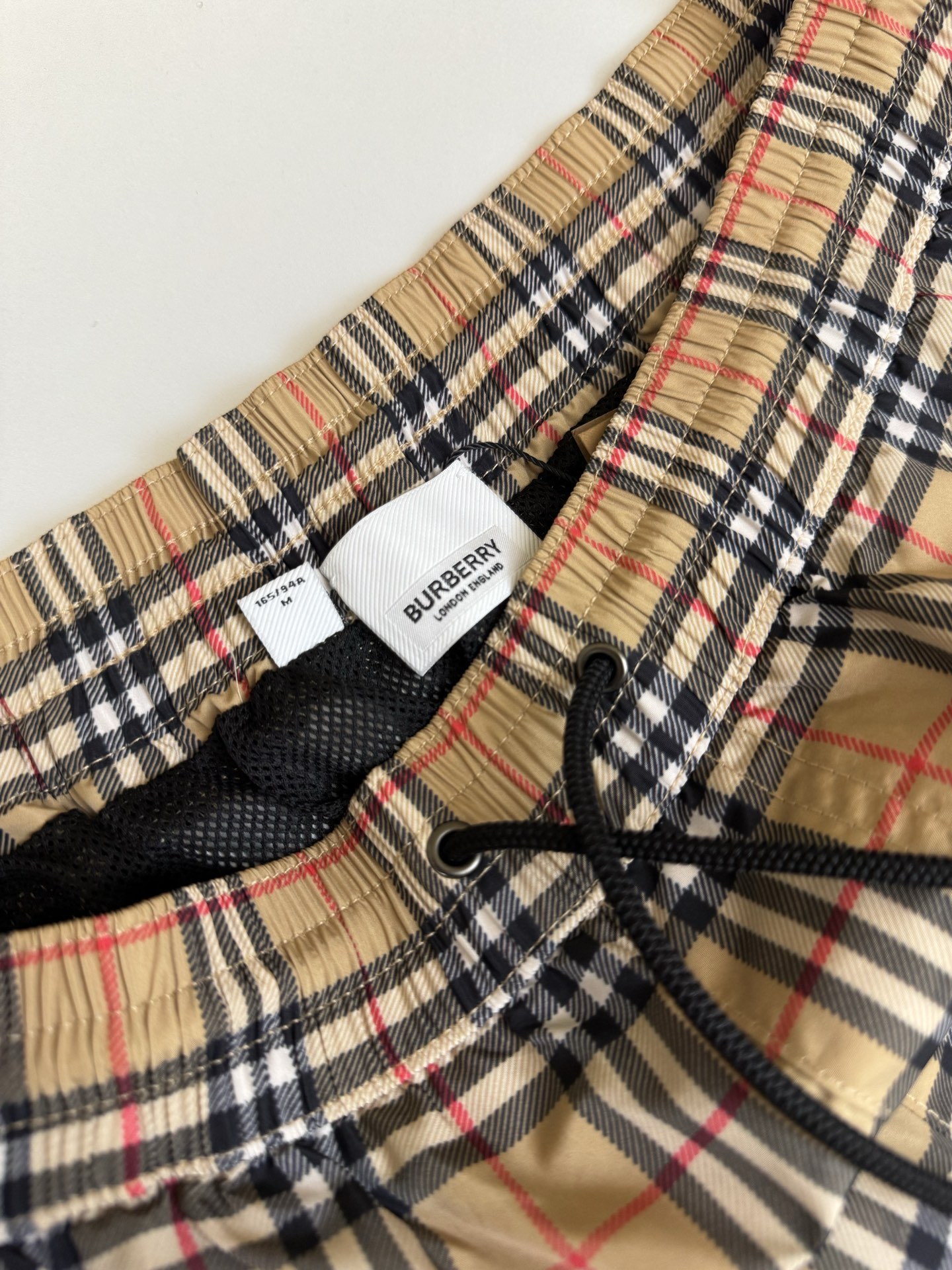 Burberry Bbr 巴宝莉 Vintage格纹抽绳休闲短裤