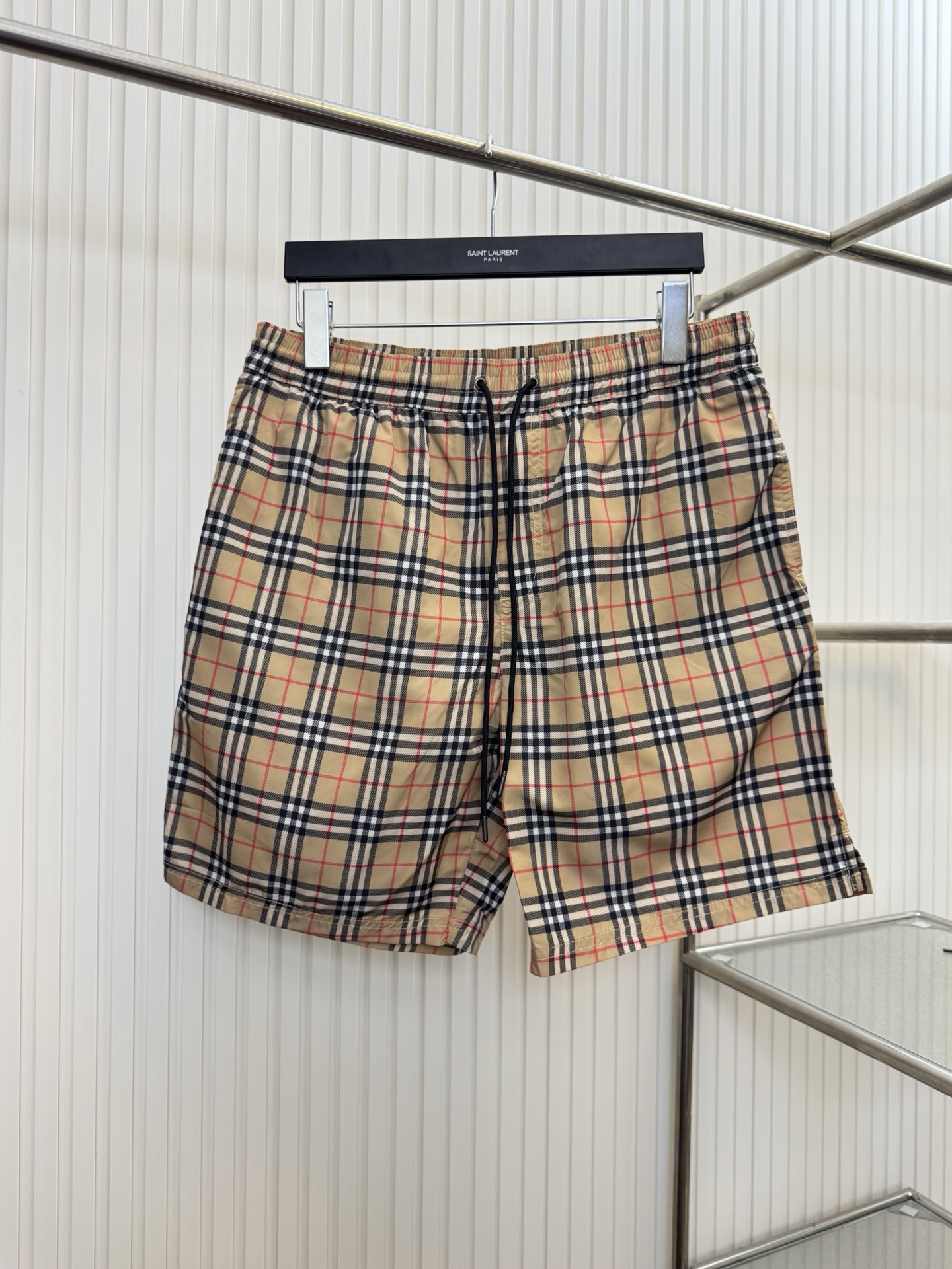 Burberry Bbr 巴宝莉 Vintage格纹抽绳休闲短裤