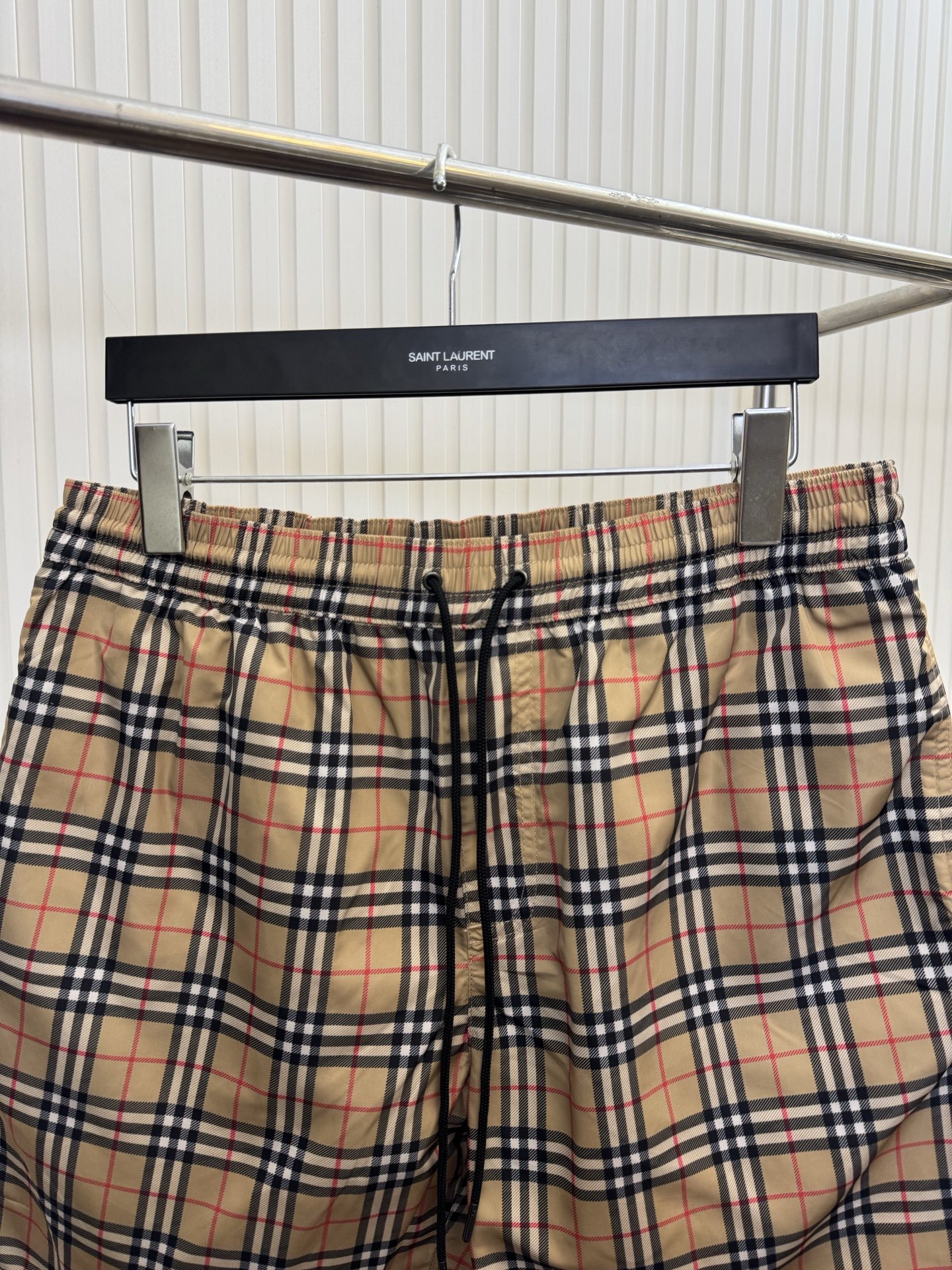 Burberry Bbr 巴宝莉 Vintage格纹抽绳休闲短裤